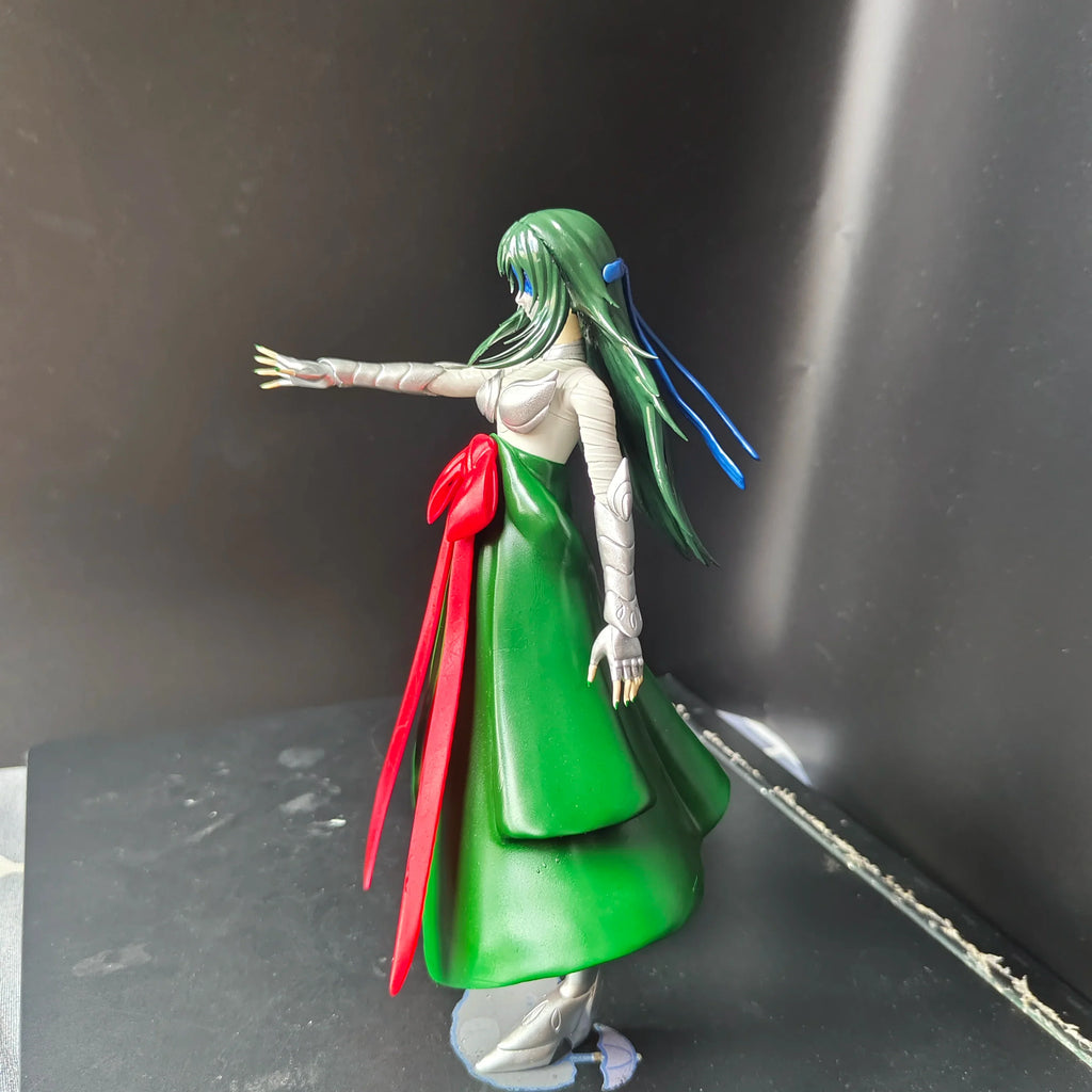 Saint Seiya Omega: Peacock Mayura - Saintia Sho Female Silver Saint Resin Statue Collectible Model