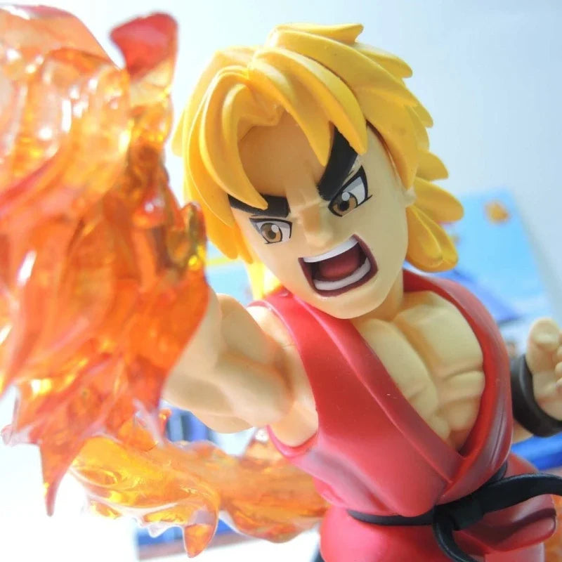 Street Fighter Street Fighter T.N.C Red KEN Shoryuken Chunli Figure Ornament Model