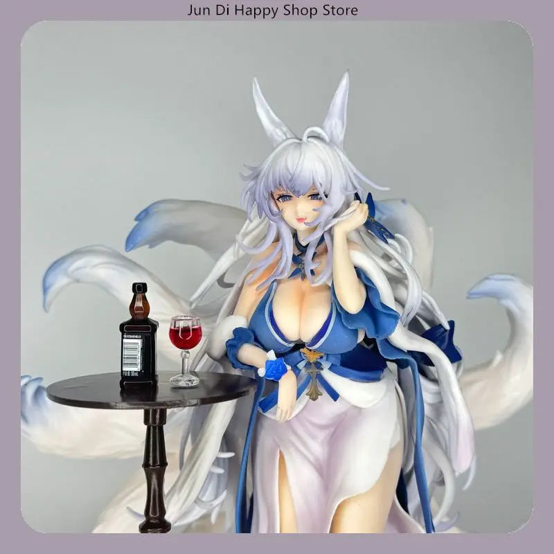 Azur Lane Shinano Tsukuyomi Ten Nights Dress Anime Figure Model Statue Collectible Desktop Decoration Ornament Gift for Fans