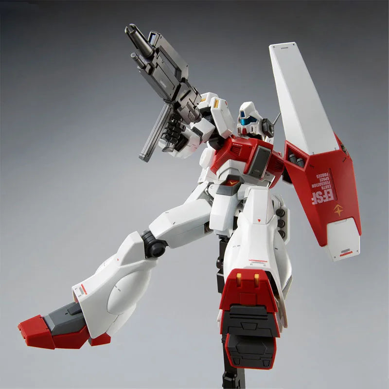 Bandai Original MG Online Exclusive RGM-89D Jegan D type 1/100 Anime Action Figure Assembly Model Toys Gifts For Children GUNDAM