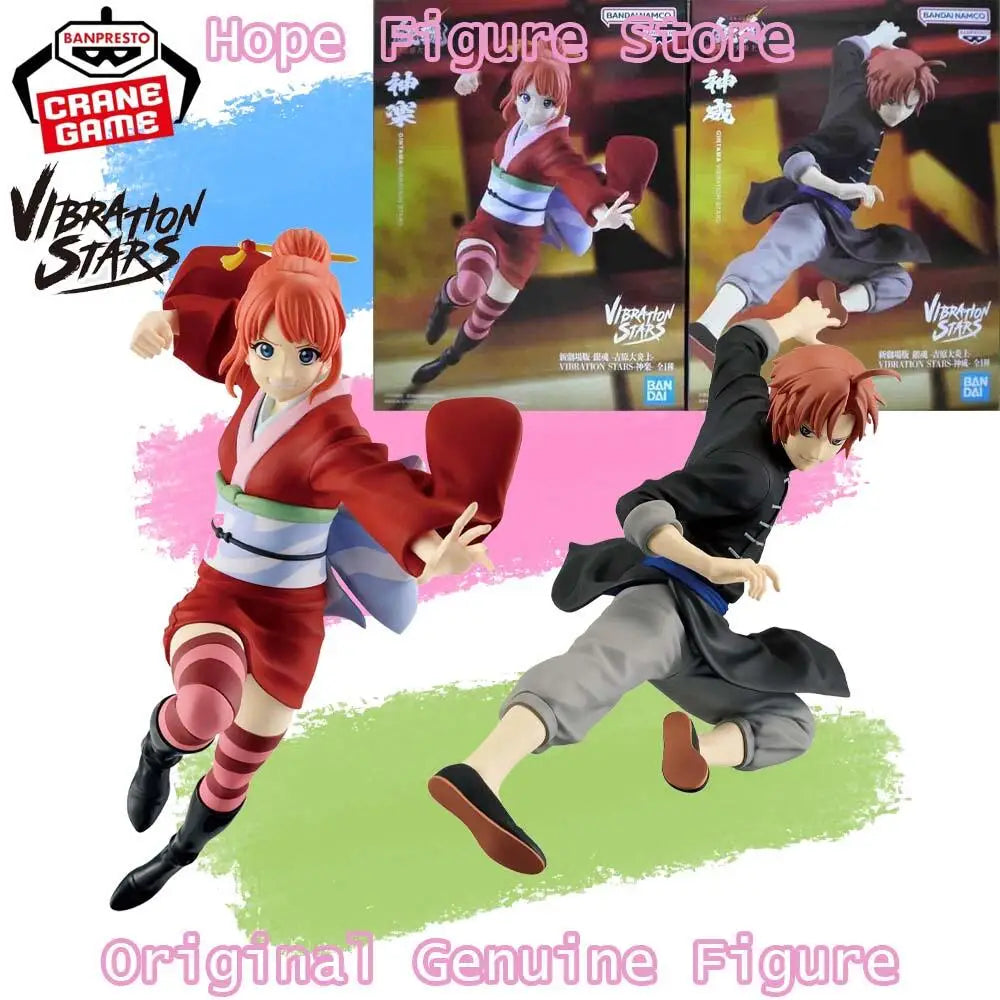 In Stock Genuine BANPRESTO VIBRATION STARS Gintama The Final Movie Kagura Kamui Figure Anime Model Toy