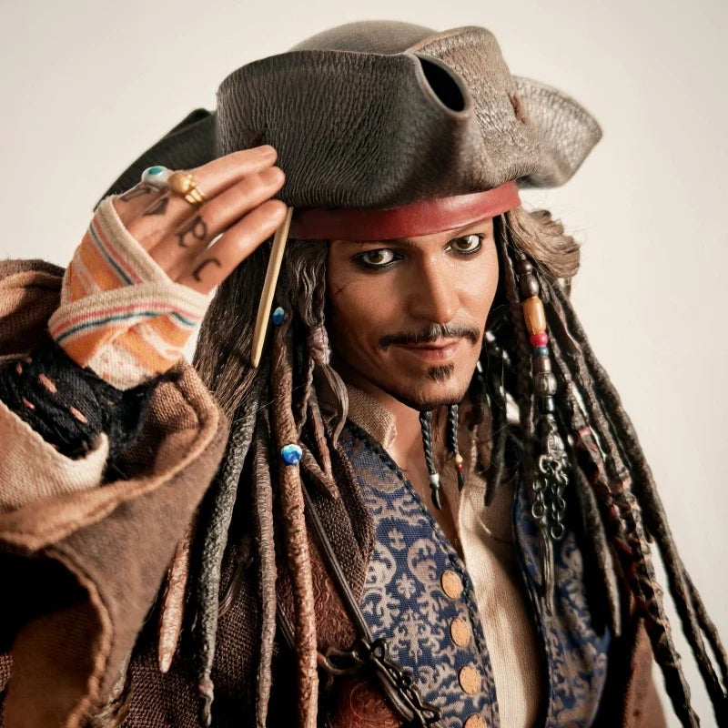 In Stock Captain Jack 1/6 Movable Action Figure 30cm Jack Pirates Caribbean Collection Ornaments Genuine Model DX37 DX38 DX39