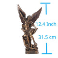 Bronze Saint Michael's Angel Statue,Classical Guarding Justice,Home Blessing Decoration,Guardian of Eden Resin Crafts Gift