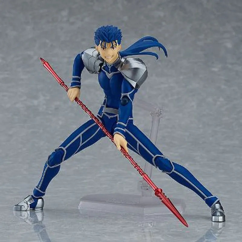 Max Factory Original Figma Lancer - Cu Chulainn Anime Action Figures Toys for Boys Christmas Gift Collectible Model Ornaments