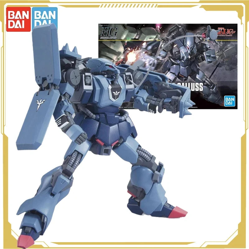 Bandai Original HGUC183 Galluss-J AMX-101E Assembly Model Action Figure Toys for Boys Girls Kids Gift Collectible Ornaments