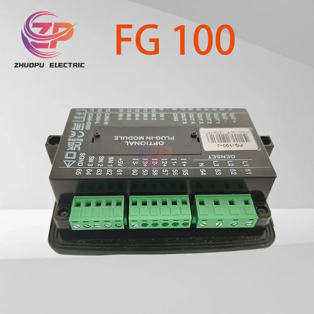 Original FG 100 Generator Set Controller, Optional Plug-in FG-100-J, Core of Operation Control and Monitoring