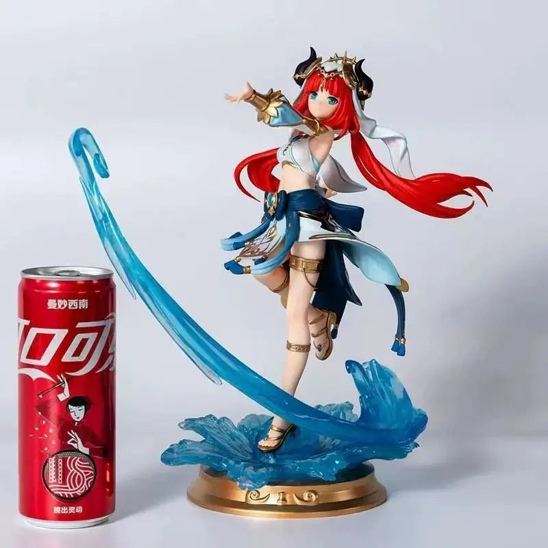 Nilu Garage Kit Female Dancer Action Figure - Cartoon Beautiful Girl Model Ornament for Collectors And Gifts