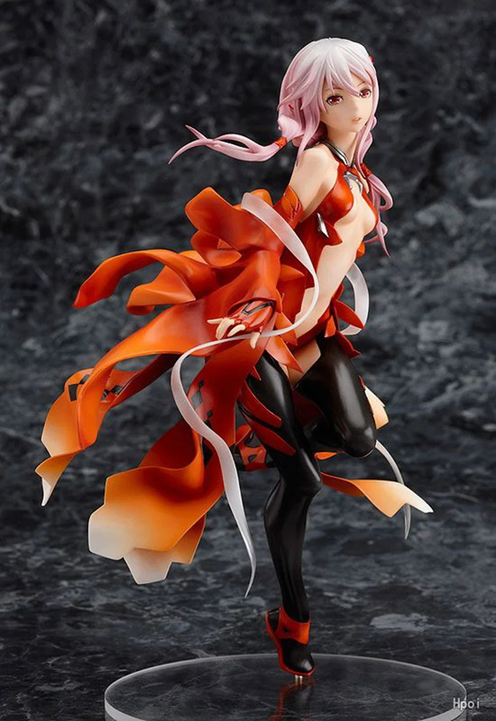 17CM Anime Guilty Crown Yuzuriha Inori Figure 1/8 Standing Anime Game Model Toy Gift Doll Collection Action Figure PVC