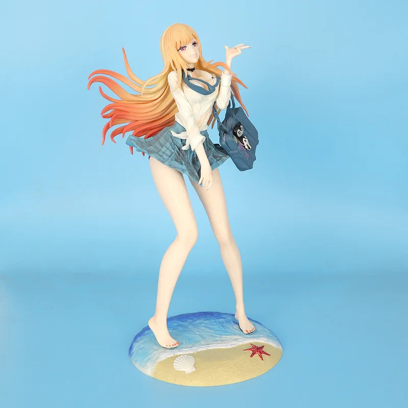 Standing Pose Anime Girl Action Figure Marin Kitagawa Anime Style School Uniform Anime Beautiful Girl Toys Gift Desktop Ornament