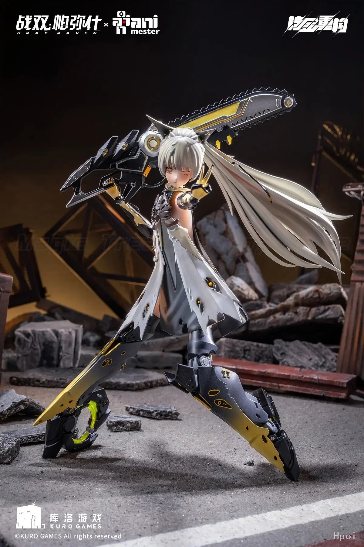 【MT】Original Nuclear Gold Reconstruction AniMester GRAY RAVEN: PUNISHING Qi Shi·Pulse Brilliant Meteor 1/9 Action Figure Model