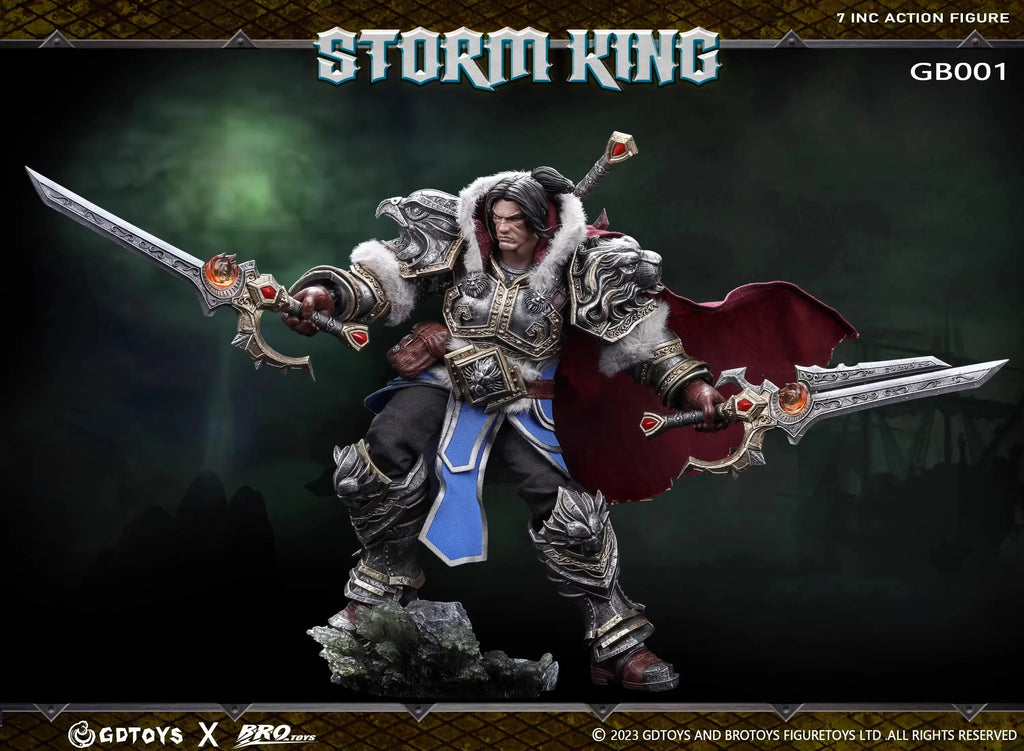In Stock Third Party Custom Made 1/12 scale GDTOYS X BROTOYS World of Warcraft Varian Wrynn Action Figure Model Toys Gifts