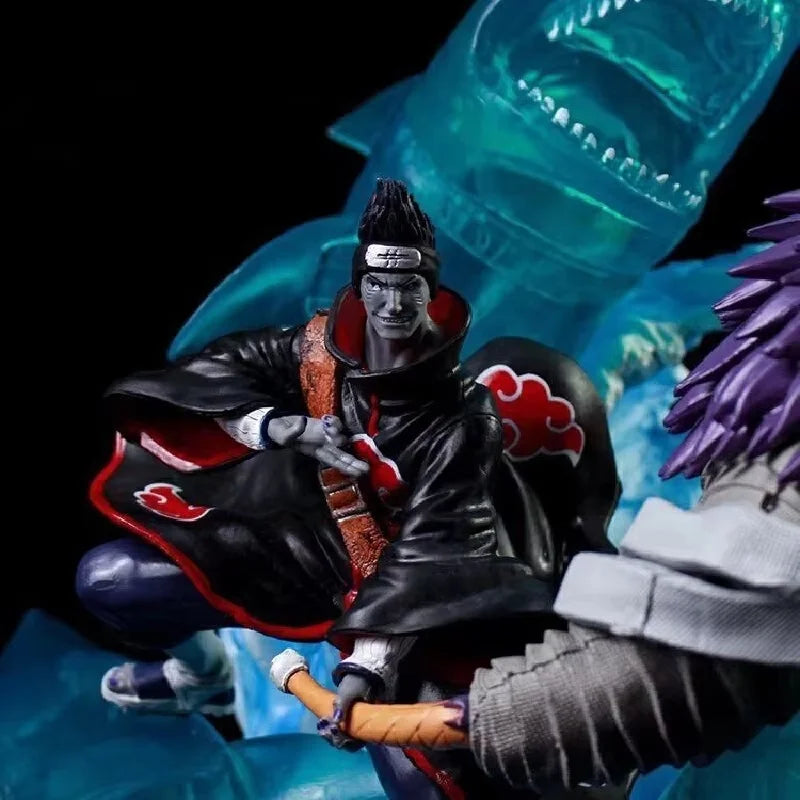 Naruto Anime Hoshigaki Kisame 36cm Pvc Model Figure Akatsuki Organization Desktop Decoration Collectible Statues Gift For Fans