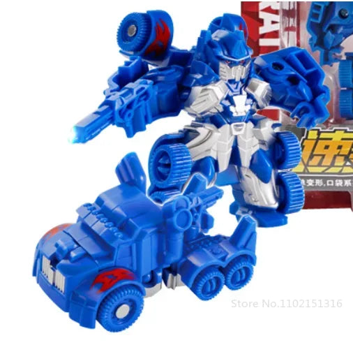 Mini Transformation Robot Kit Toys Models 2 In 1 Deformed Car Toy Robots Toys for Kids Gift  Action Figure Children Toys