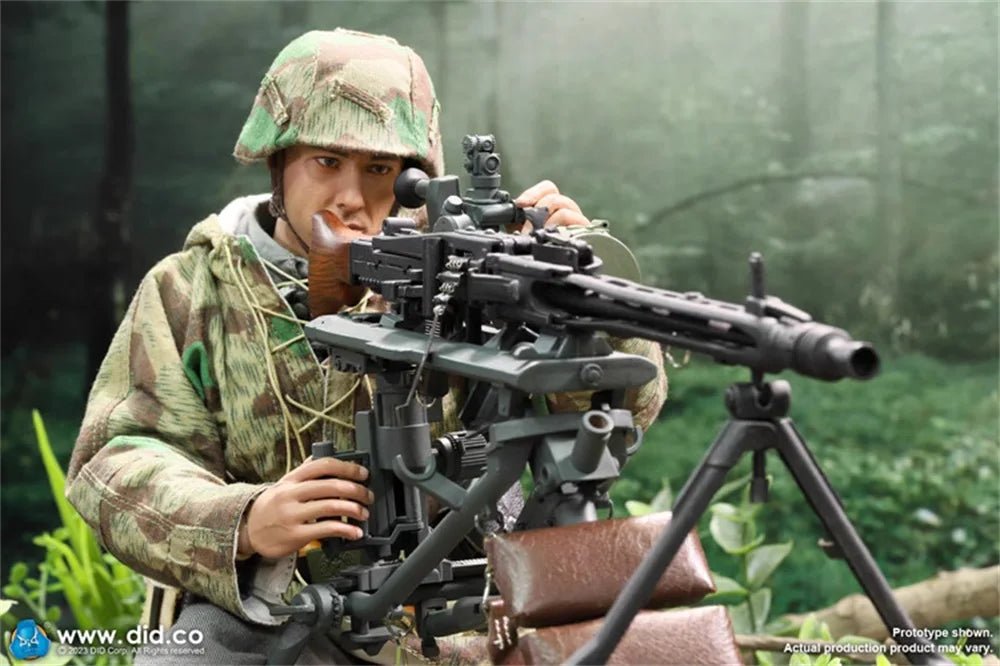 1/6 DID 3R MG42 E60073G Grüner Farbmodell Spielzeugwaffe Unterstützung PVC Material für 12" Actionfigur Szene Komponente Nicht die MG42