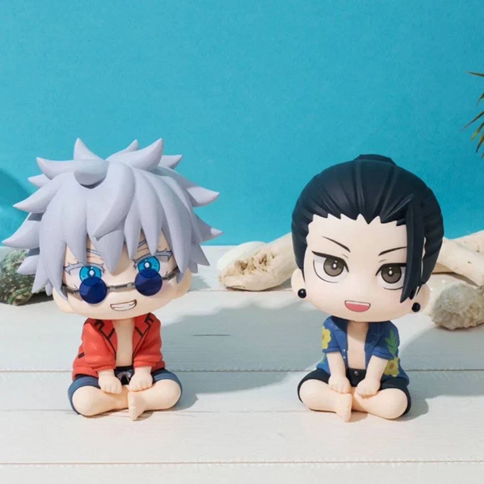 Anime JJK Suguru Geto Satoru Gojo Edition Q Collectible Action Figures Set - Gato And Gojo Statues for Kids