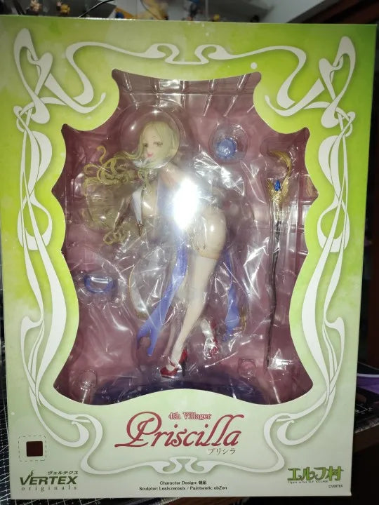 【SF】In Stock Original VERTEX Elf Village 4th Villager Priest Priscilla 1/6 Ratio Figures Animation Collection Gifts