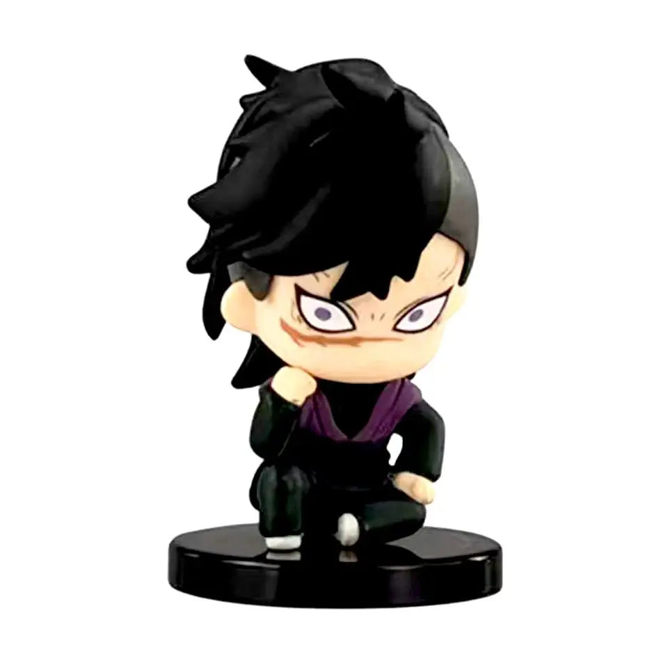 5 Style/Set Q Version Demon Slayer Sitting Ghost Doll Tanjiro Nidouzi Inosuke Zenizu Figure Action Figure Movie Model Toys Doll