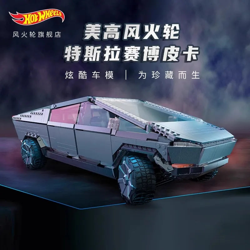 In Stock 2025 Hot Wheels Car Model CYBERTRUCK Tesla Pickup Collectibles Building Blocks Cars Model Collection Design Gifts Toys