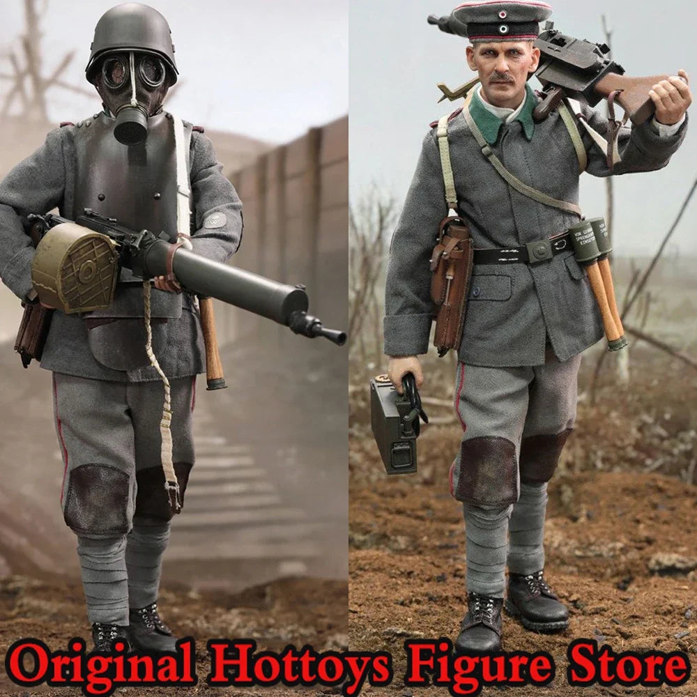 In Stock DID D11015 1/6 Scale Male Soldier Arthur MG08 Machine Gunner Full Set 12-inches Action Figure Model Doll Gifts