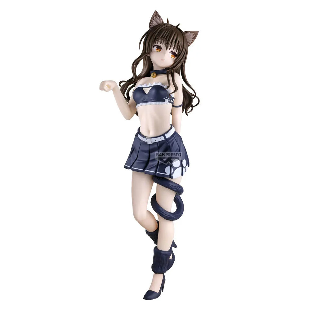Original BANDAI Banpresto To Love-Ru Glitter & Glamours Yuuki Mikan Anime Action Figures  Model Toy Figurine PVC Toys