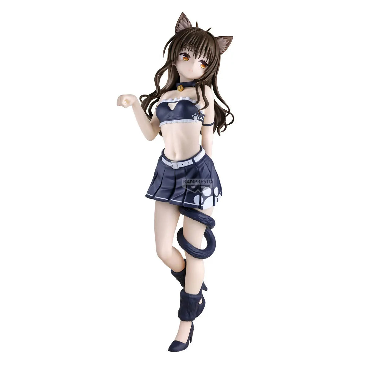 Original BANDAI Banpresto To Love-Ru Glitter & Glamours Yuuki Mikan Anime Action Figures  Model Toy Figurine PVC Toys