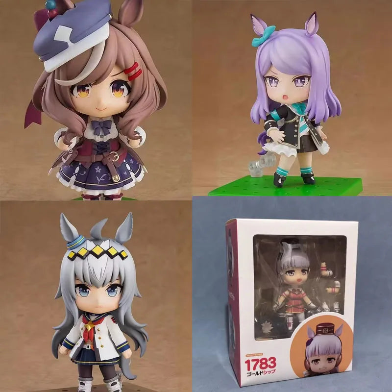 Q version 10cm Nendoroid Donghai diwang Uma Musume Pretty Derby Movable Face Plates Cute Poseable Figure Boxed Anime Collectible