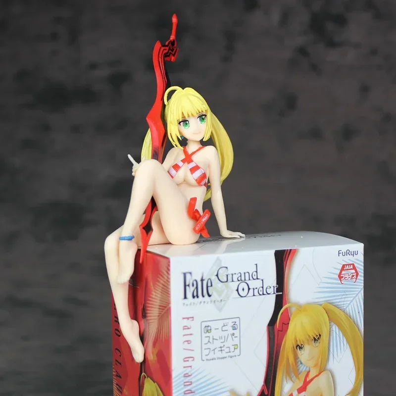 13cm Fate/Grand Order Altria Pendragon Anime Figure Fate/stay night Saber Alter Action Figure Collectible Model Doll Toys Gifts