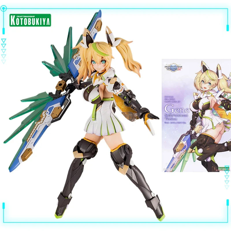 Kotobukiya Original Phantasy Star Online 2 Es Gene Stella Innocent & Stella Tears Ver Mobile Suit Girl Action Figure Toys Model