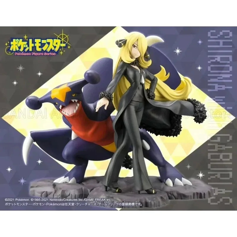 Hot Sale Original Kotobukiya Pokemon Figure Series SHIRONA with GABURIAS 1/8 Scale Pre-Painted Figure Anime Toy Collection Model