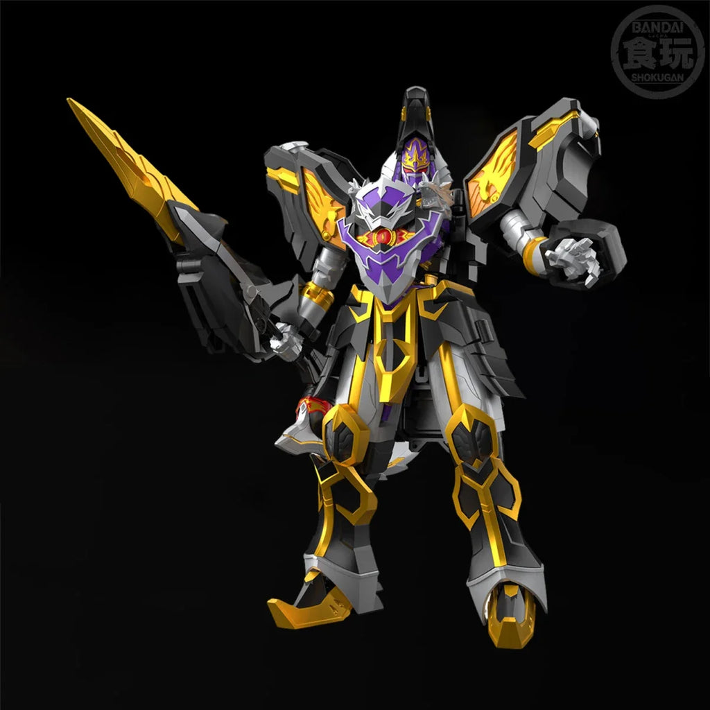 In Stock BANDAI SMP Mahou Sentai Magiranger Maagi Black Wolf Kaiser 17.5CM ABS Anime Action Figures Assembly Model Toy