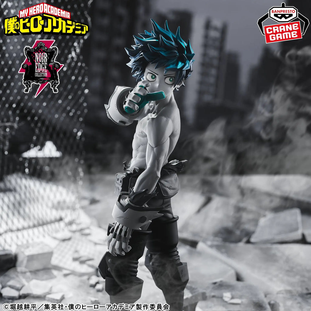 Original BANDAI My Hero Academia Noir Edge Collection IZUKU MIDORIYA DEKU Action Figure Toys PVC Model Collection