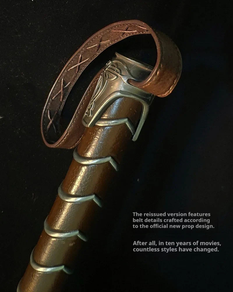 Hcmy Avengers 4 Thors Hammer 1:1 Maßstab Vollmetall 2.0 Version Sammlerstück Actionfigur Modell Spielzeug für Hobbys