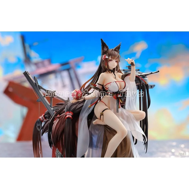 Original APEX-TOYS Azur Lane IJN Amagi Walking Water Jinglian 1/7 Animation Figures Ornaments Collection