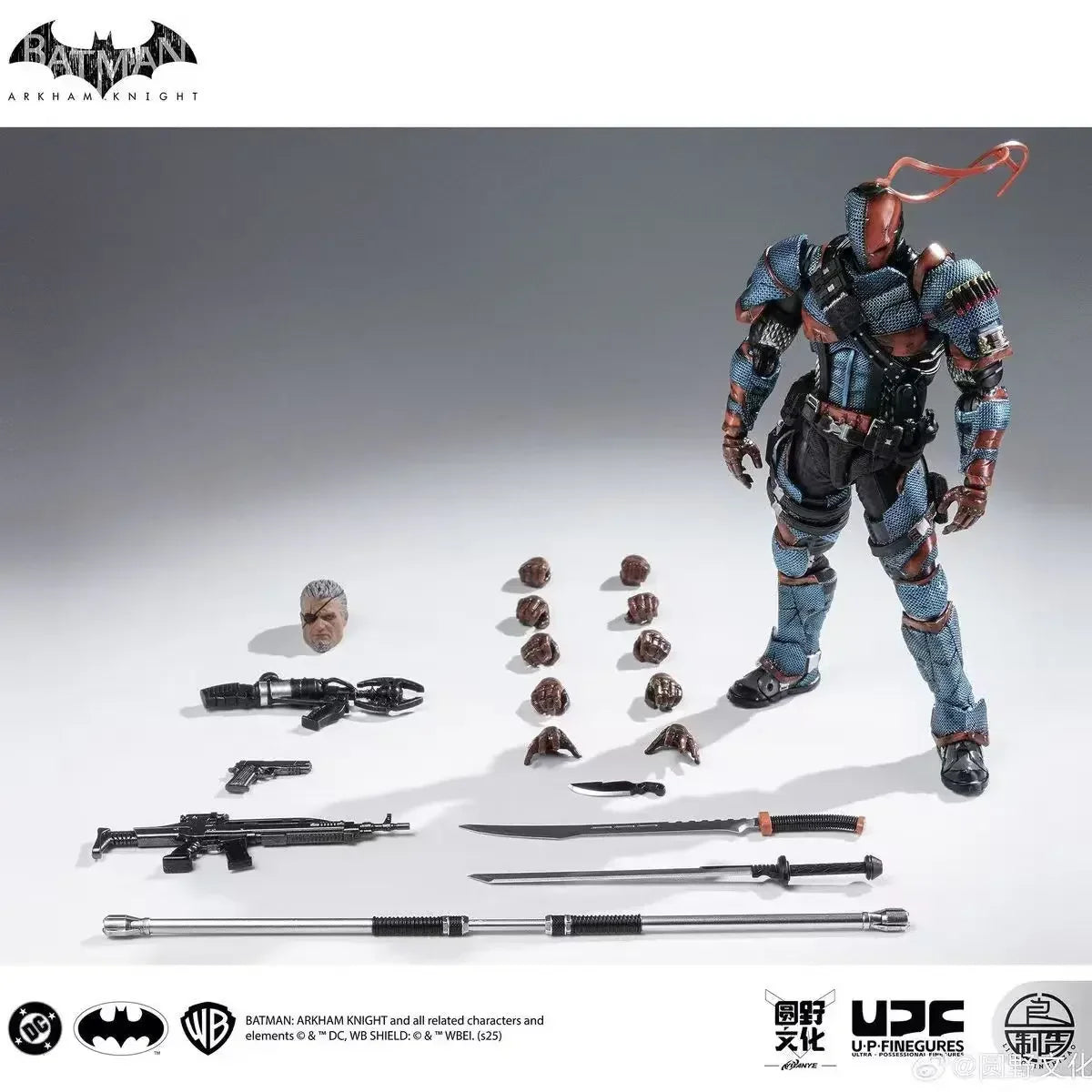 In Stock New Original Lpzz Deathstroke Arkham Knight Deathstroke Finished Module 1/12 Dc002 Articulated Action Anime Figure Gift