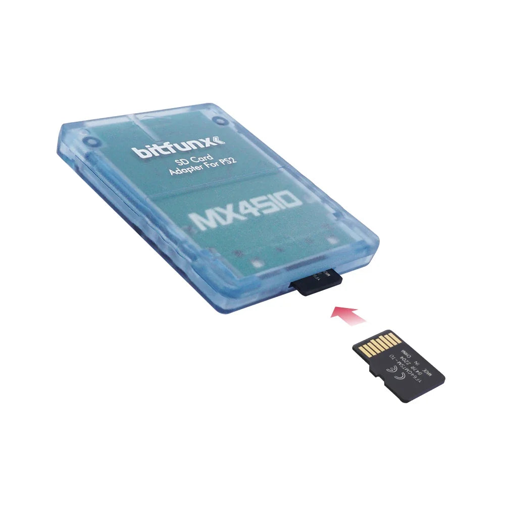 BitFunx MX4SIO SIO2SD TF/SD Card Adapter Program Game Card For PS2 Game Consoles Video Consoles