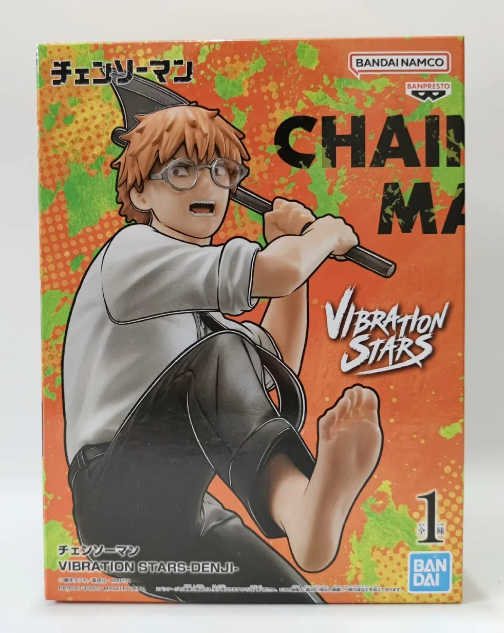 In Stock Original BANPRESTO VIBRATION STARS Chainsaw Man Denji Figure Anime Model Genuine Boxed Toy