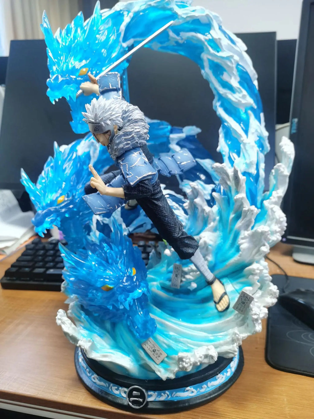 50cm Anime Senju Tobirama Dragon Battle Ver. GK PVC Action Figure Statue Collection Model Kids Toys Doll Gifts