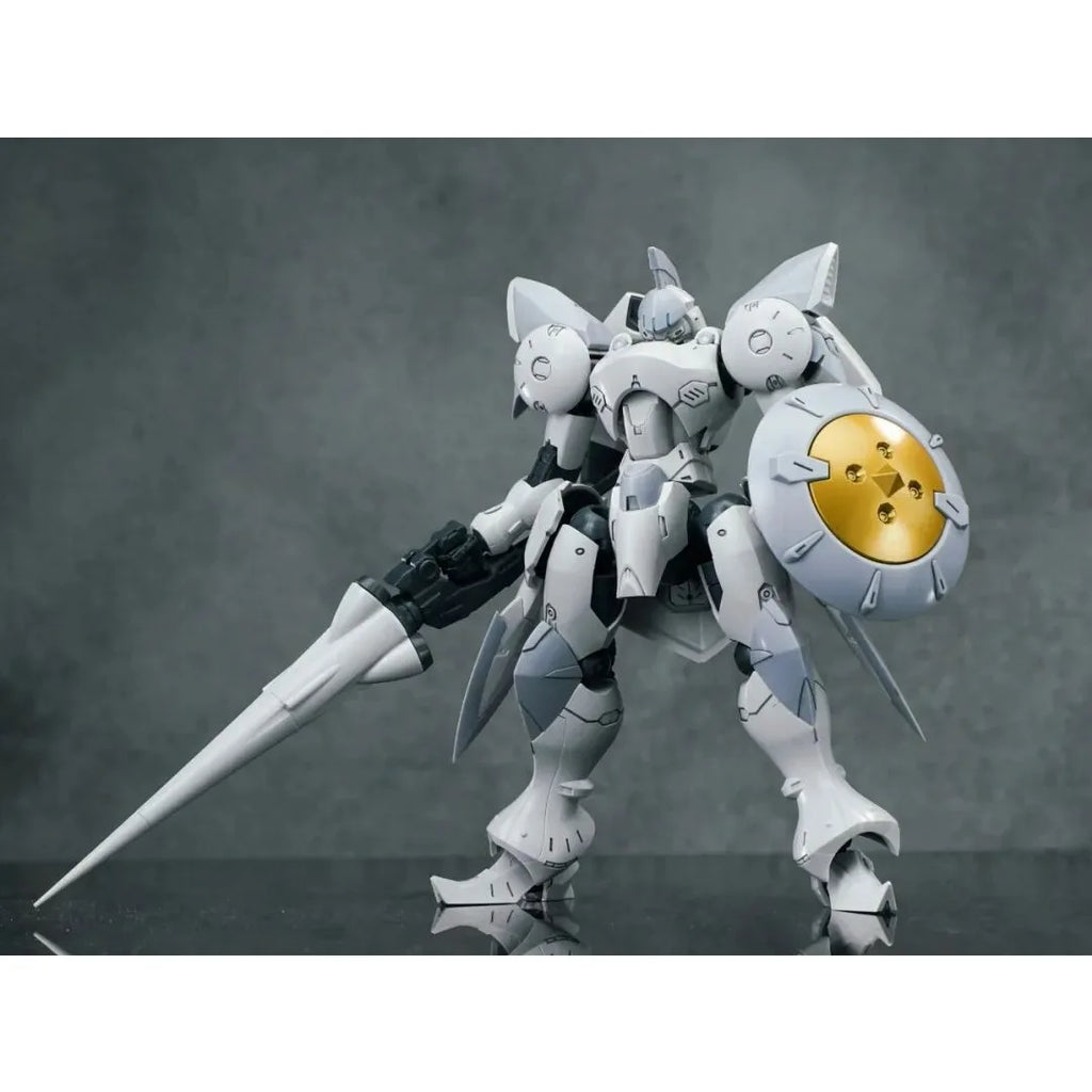 Sheik Mainland Hyper Cavalry ACTAEON 1/144 Bausatz Mech Actionfigur | Lanze & Zubehör, Weiß & Rot, Sammlergeschenk für Jungen
