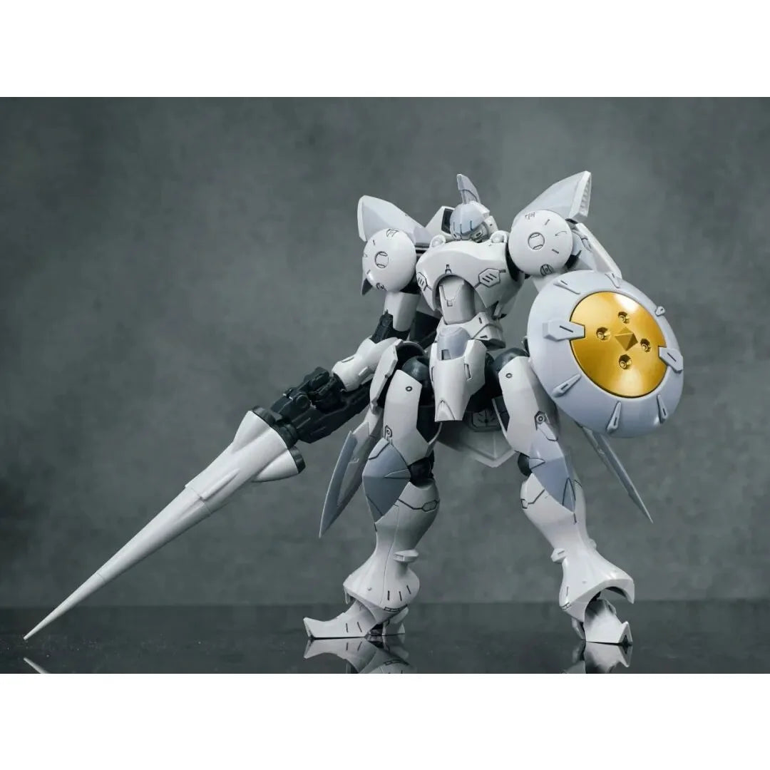Sheik Mainland Hyper Cavalry ACTAEON 1/144 Bausatz Mech Actionfigur | Lanze & Zubehör, Weiß & Rot, Sammlergeschenk für Jungen