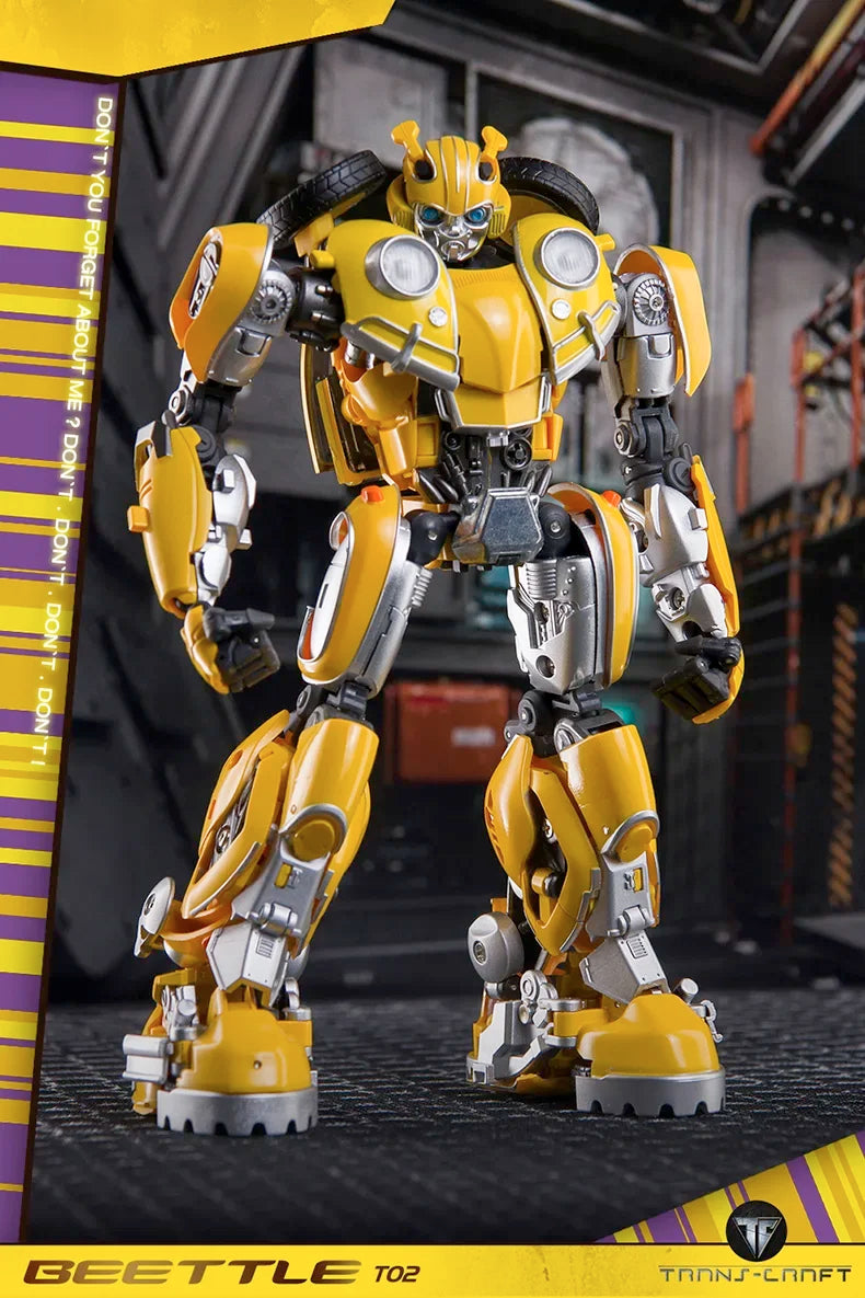 In Stock Transcraft Transformable Toy TC-02 Beetle Bumblebee,Movie Bumblebee Beetle Car Mode Action Figure Gift