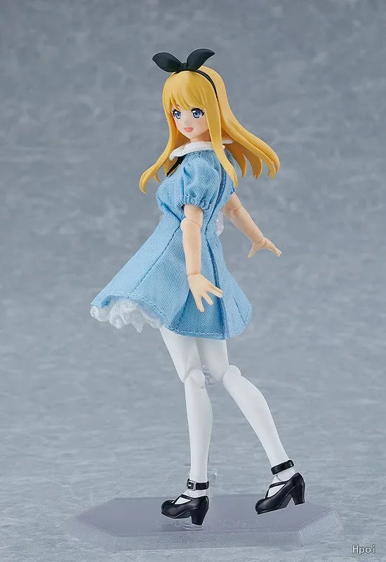 In Stock Original Max Factory Figma#598 Alice Anime Figure Model Toy Gift Collection
