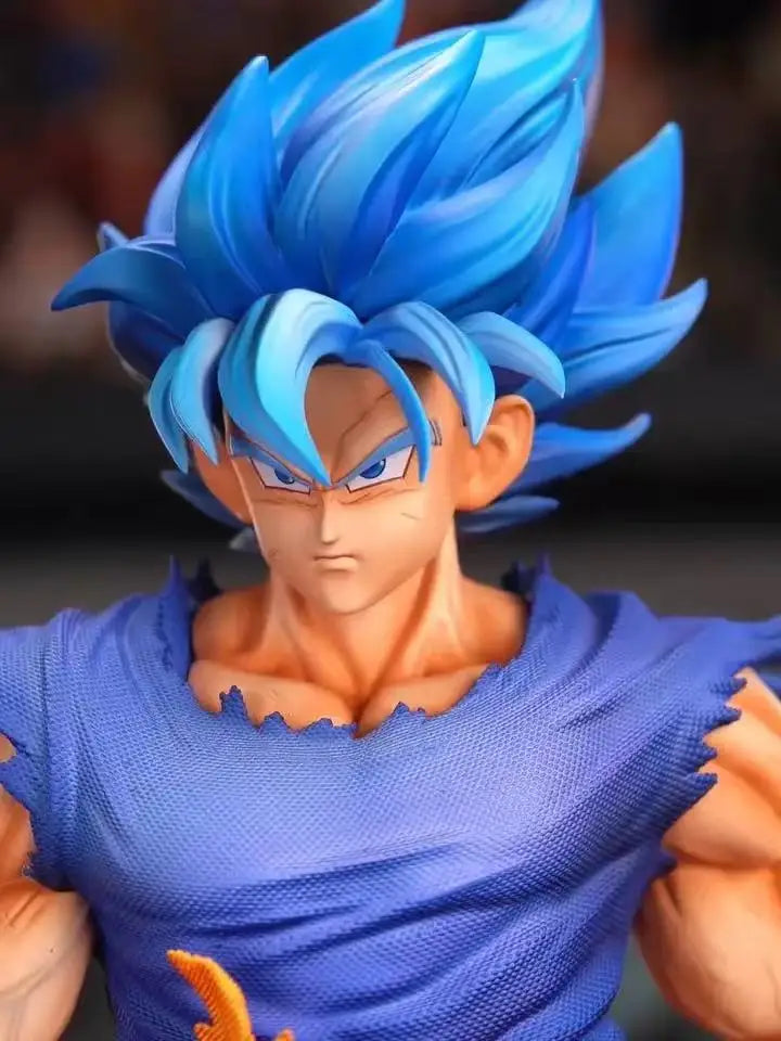 Jt Statue Dragon Ball Z Son Goku Figure Goku Blue Jt Led Base Super Saiyan Action Figures Collection Model Toys Gift