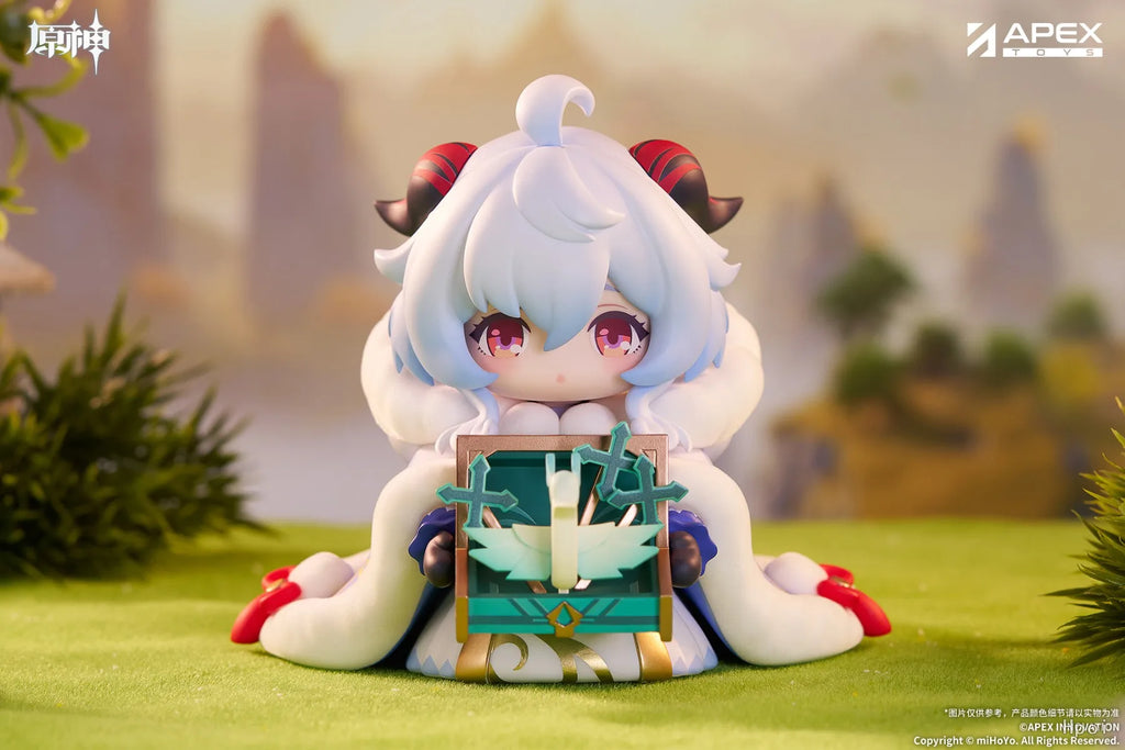 In Stock Original APEX-TOYS Genshin Impact Q Version of The Figure Kang 11CM Anime  Mobile Model Puppet