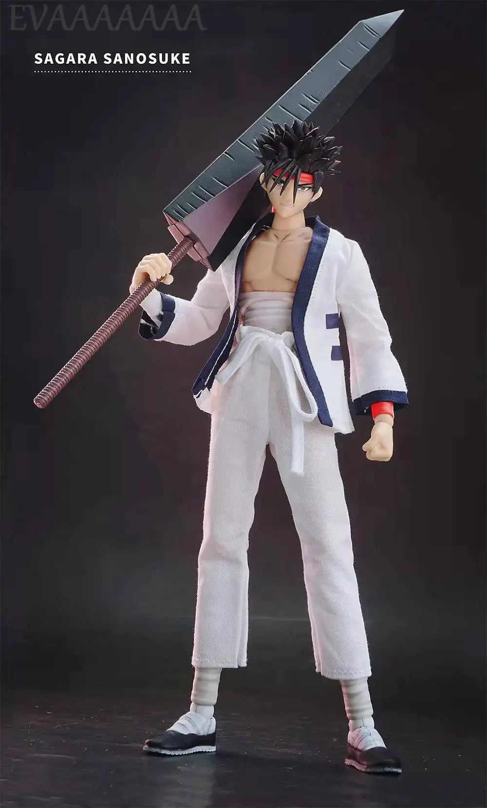 GT Dasin Model Rurouni Kensin / Kenshin Himura Sagara Sanosuke 1/10 SHF PVC Action Figure GT Model Greattoys In Stock