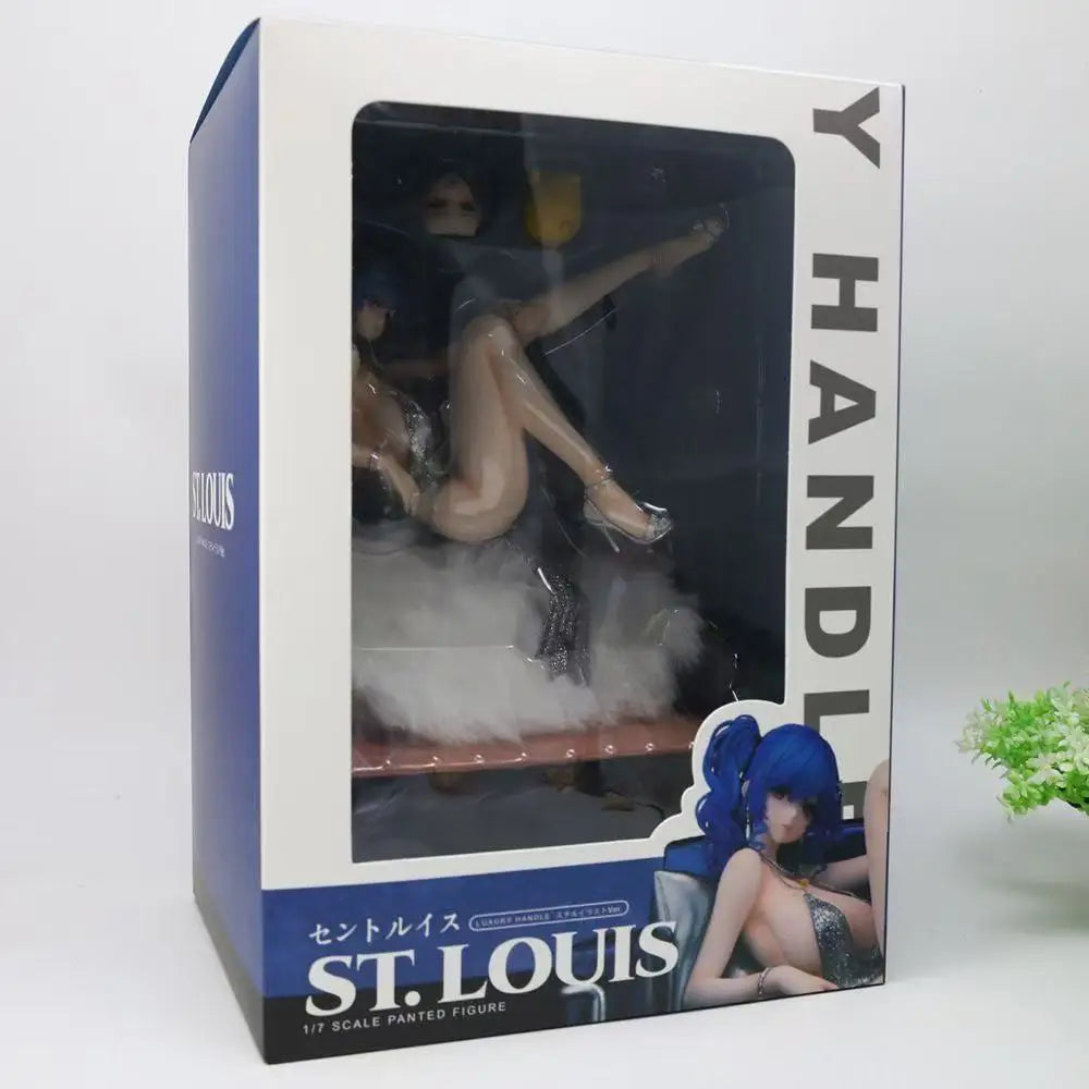 Anime Figure Azur Lane  Lying On A Chair Uss St. Louis Model Collect Ornaments Toys Pvc 21cm Gifts