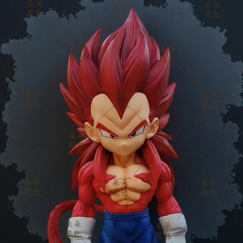 Dragon Ball Super Saiyan Four Vegeta Action Figure Collectible Toy Q Version Trendy Plaything Anime Figurine Display Item