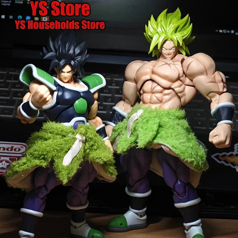 1/12 Scale Super Saiyan Broli Anime Soldier Deep/Green Mini Hemline Toys Accessory For Dragon Ball 6" Shf Figure Decoration