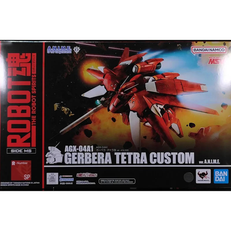 ORIGINAL BOX BANDAI GENUINE ANIME GUNDAM MODEL ROBOT SOUL SERIES AGX-04A1 GERBERA TETRA ACTION FIGURE TOYS AND GIFTS