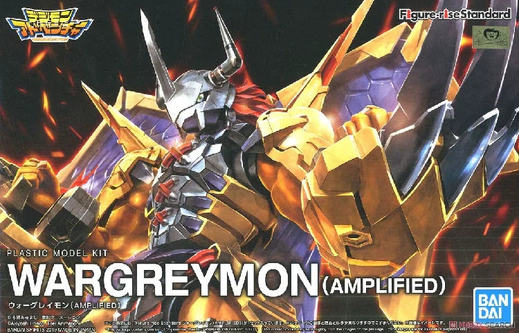 【AUF LAGER】BANDAI Figure-Rise Standard WarGreymon Amplified Digimon Adventure Digimon Frontier Anime Figuren Bausatz Modell Spielzeug