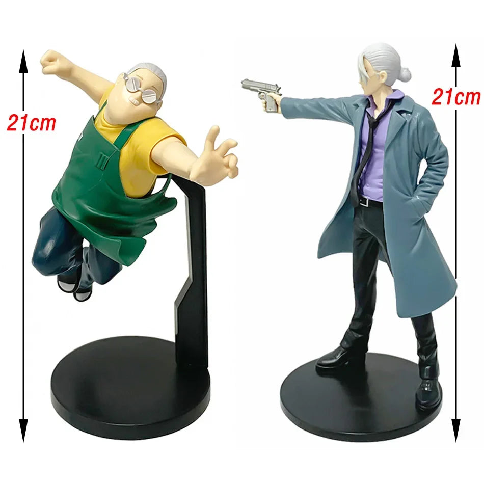 Anime SAKAMOTO DAYS Figure Toys 21CM Taro Sakamoto Shin Asakura Action Figural Dolls PVC Model Collection Ornament Toy Gift Hot